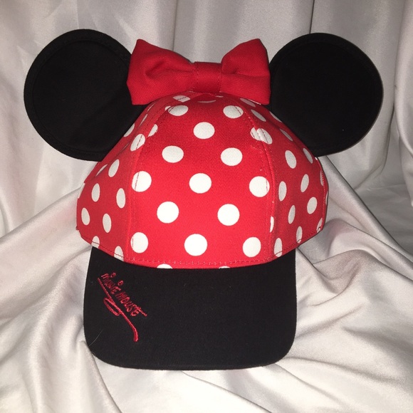 NEW tag Disneyland Minnie Mouse Hat Youth Bow Ears - Picture 1 of 8